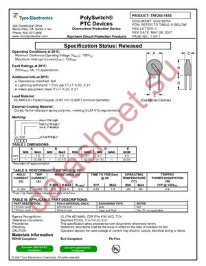 TRF250-183S datasheet  